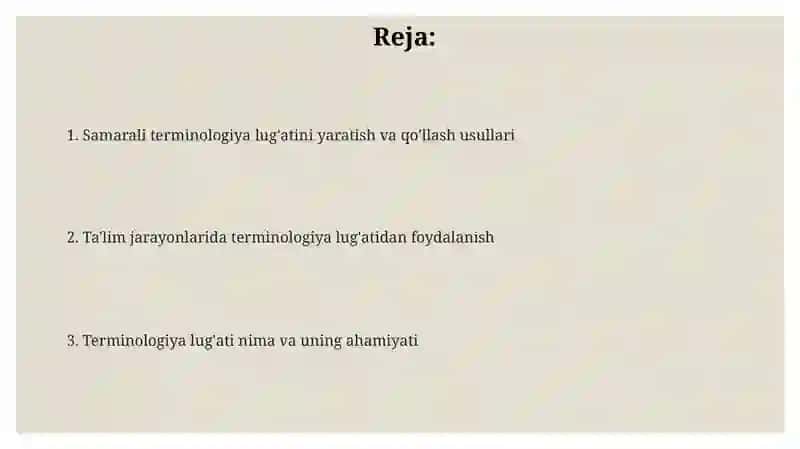 Terminologiya Lug'ati 2