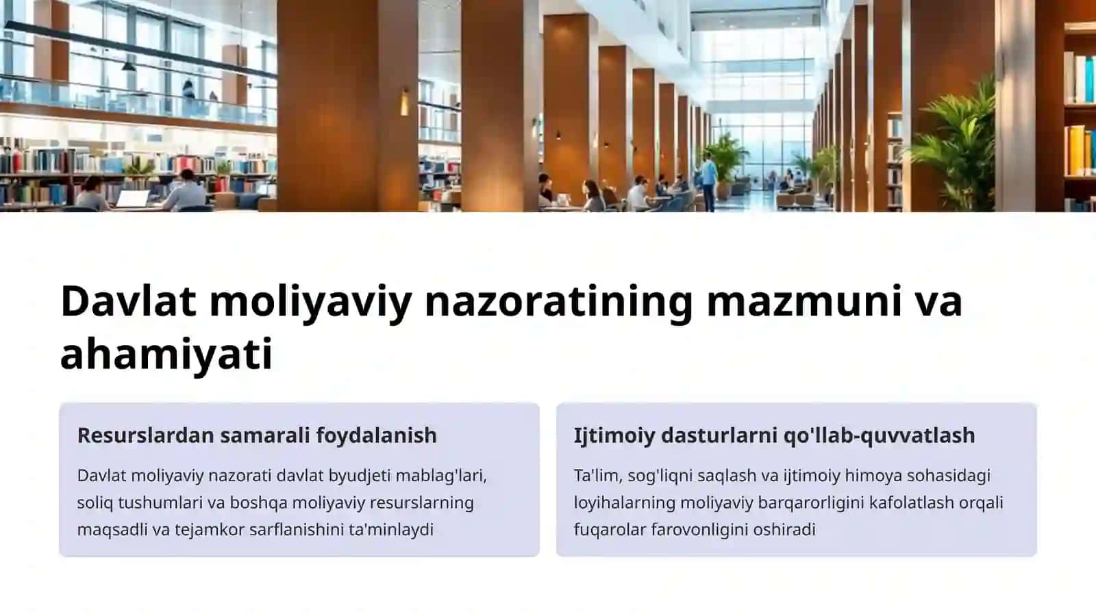 Davlat Moliyaviy Nazoart Fani 2