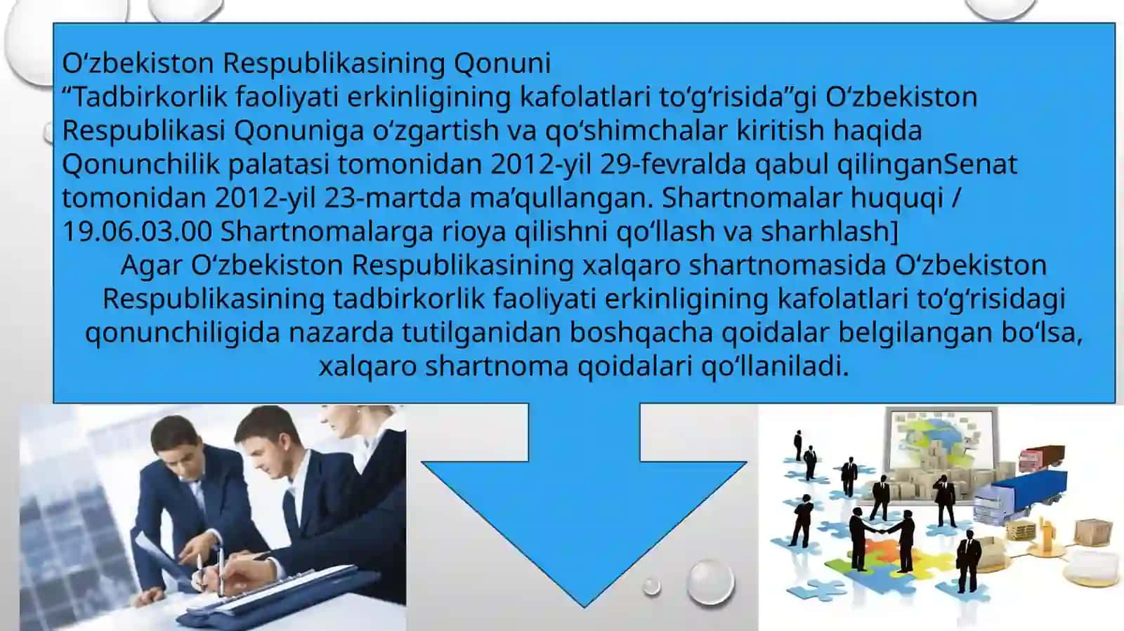Davlat Tomonidan tadbirkorlik Faoliyatini amalga oshirish 2