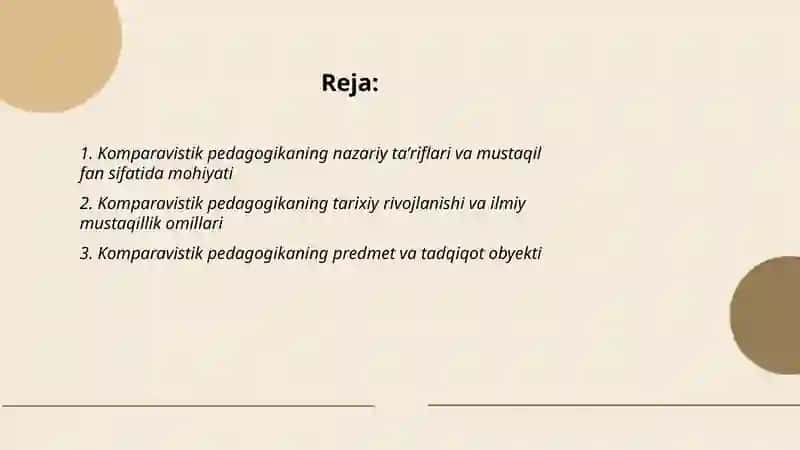 Komparavistik pedagogika mustaqil fan sifatida 2