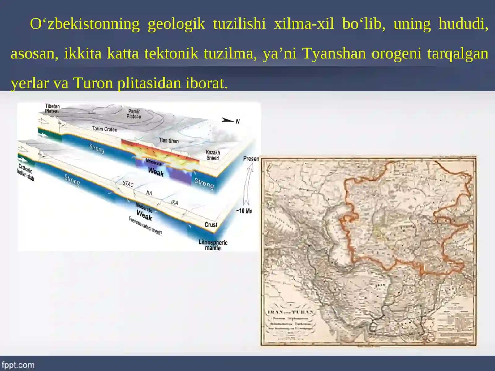 Geologik tuzilishi va yer yuzasining taraqqiyoti 2