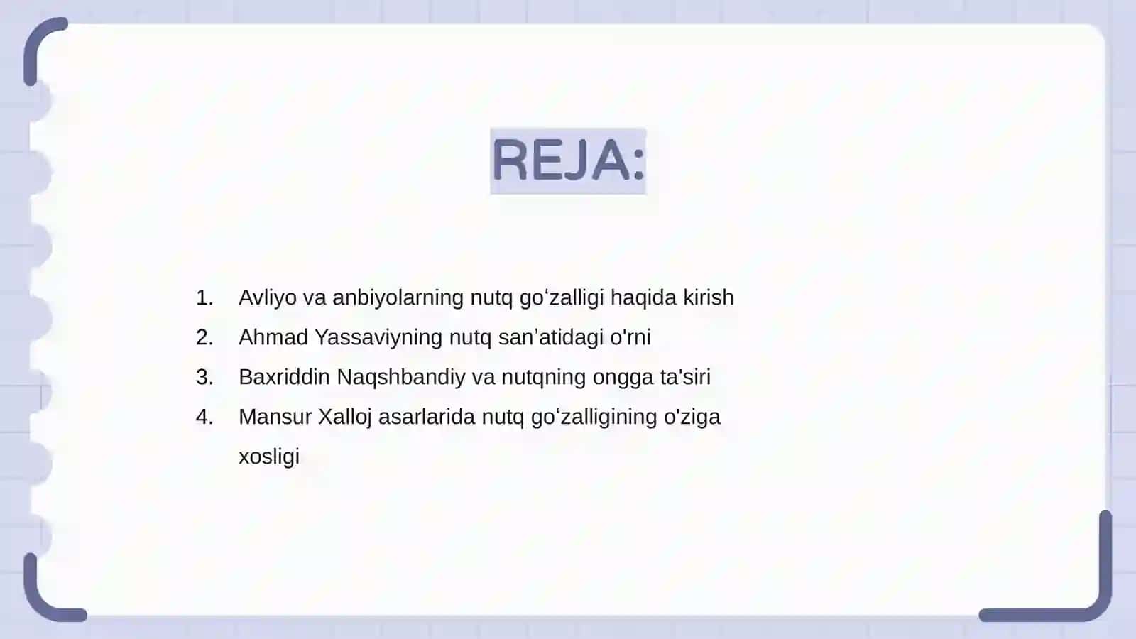 Avliyo va anbiyolarning nutq goʻzalligi haqida kirish 2