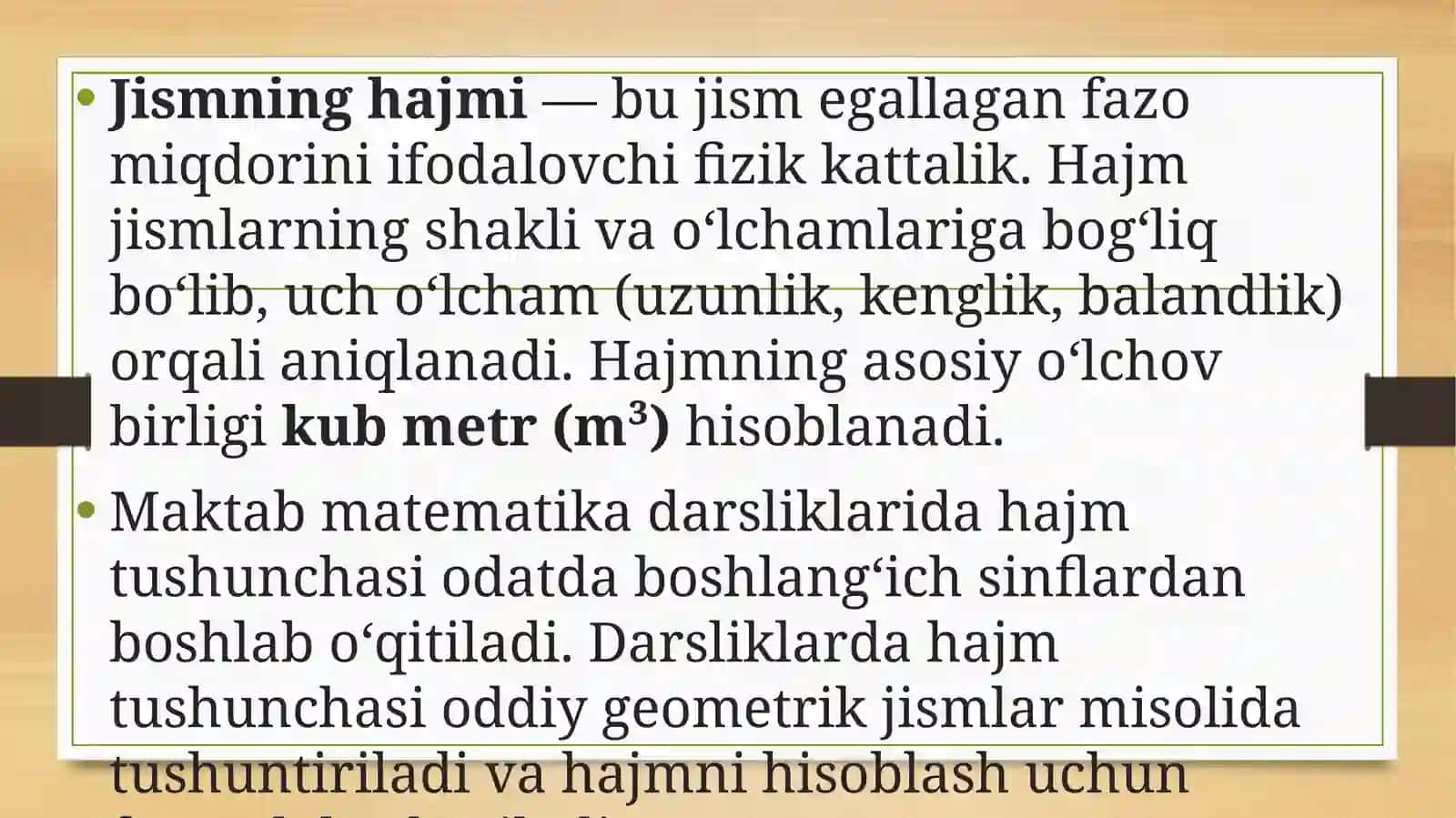 Jismninghajminio‘lchash 2