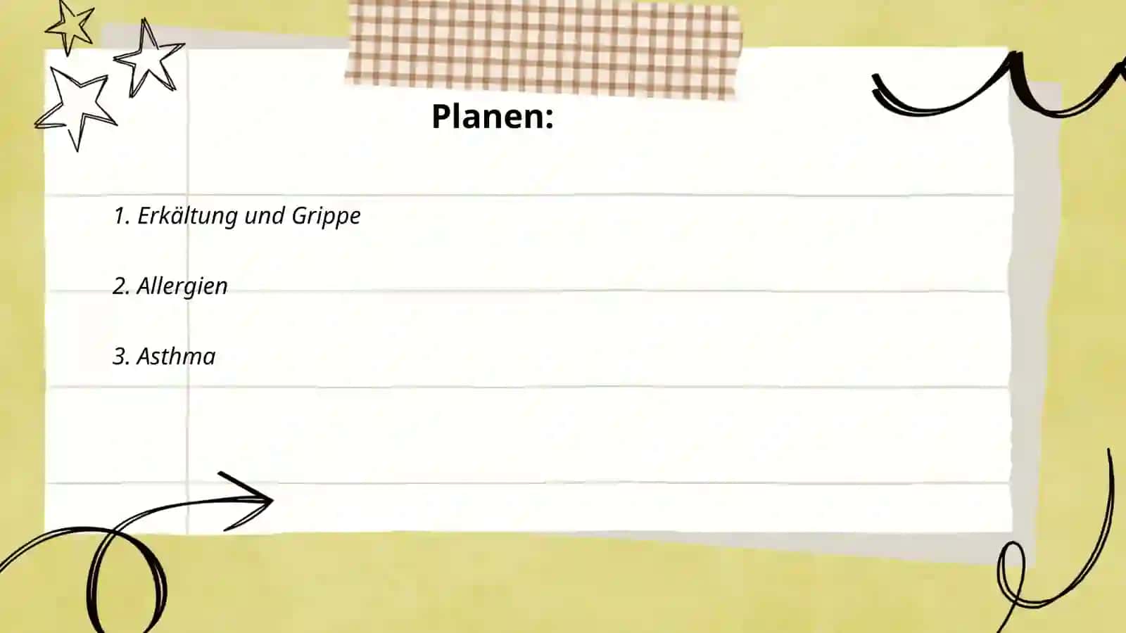 Krankheiten und Symptomen 2