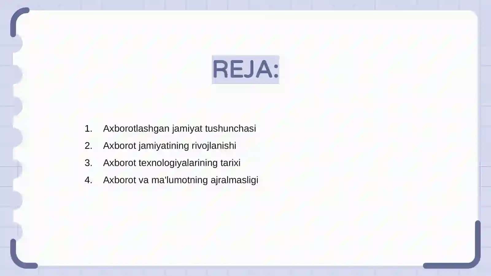 Axborotlashgan jamiyat va uning iqtibollari 2