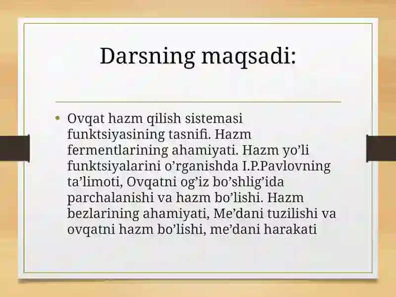 OVQATHAZMQILISH SISTEMASINING FIZIOLOGIYASI 2