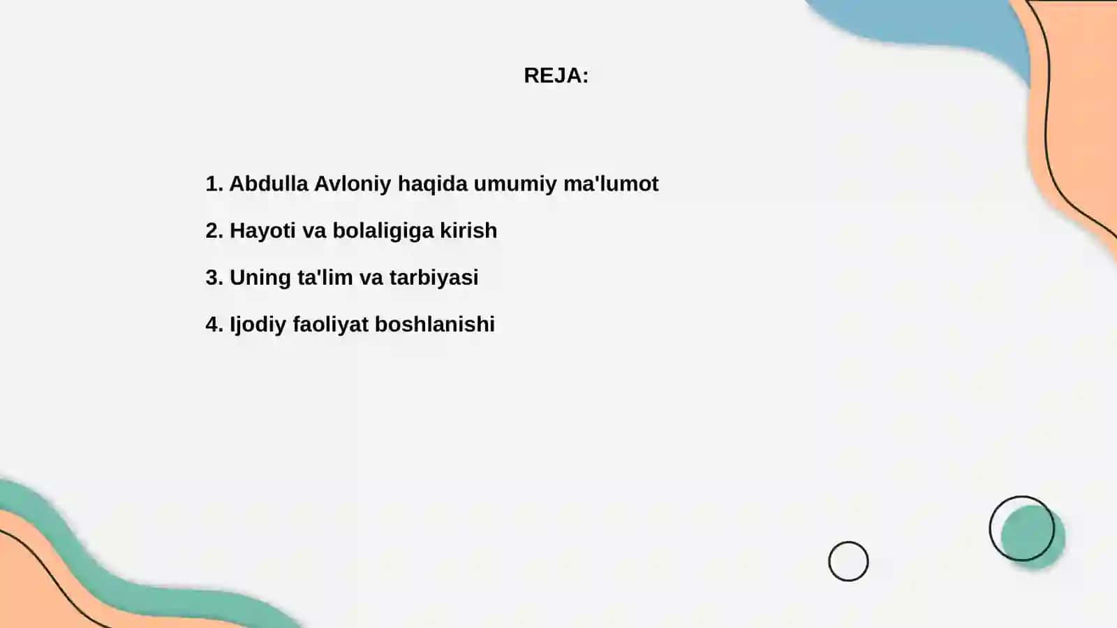 Abdulla Avloniy hayoti va ijodi 2