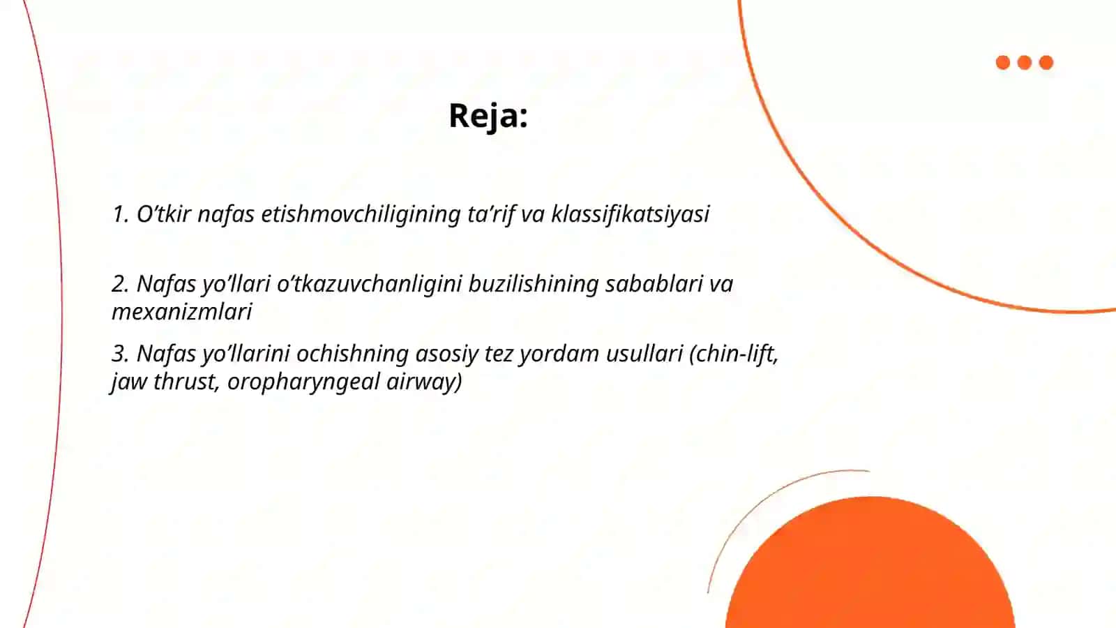 O’tkir nafas etishmovchiligi 2