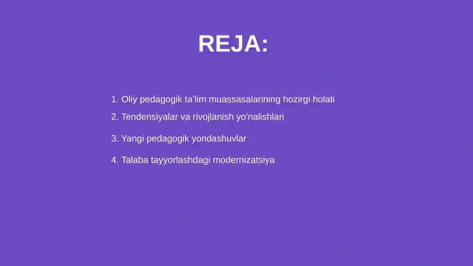 Oliy pedagogik taʼlim muassasalari tendensiyalari 2