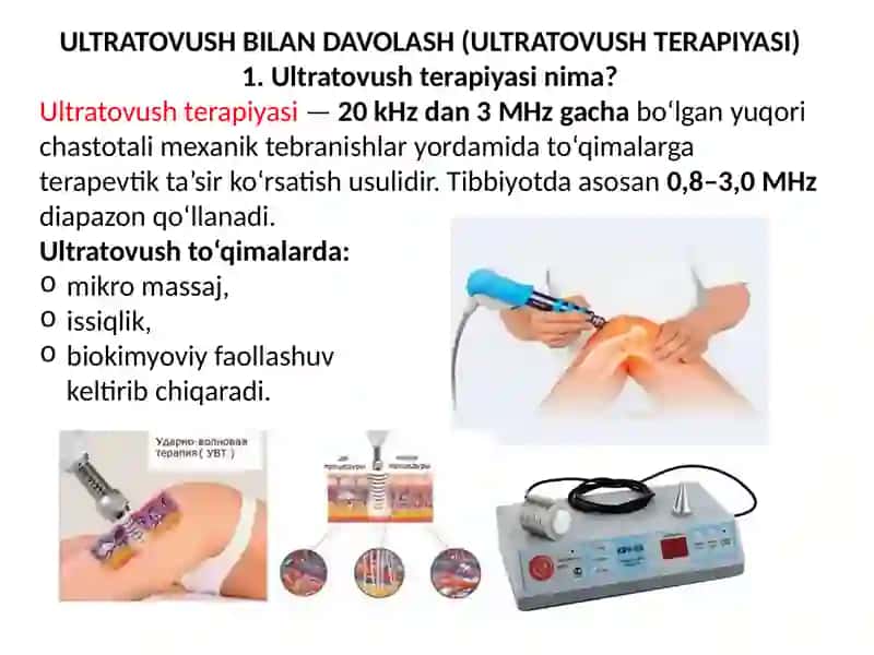 ULTRATOVUSH BILAN DAVOLASH 2
