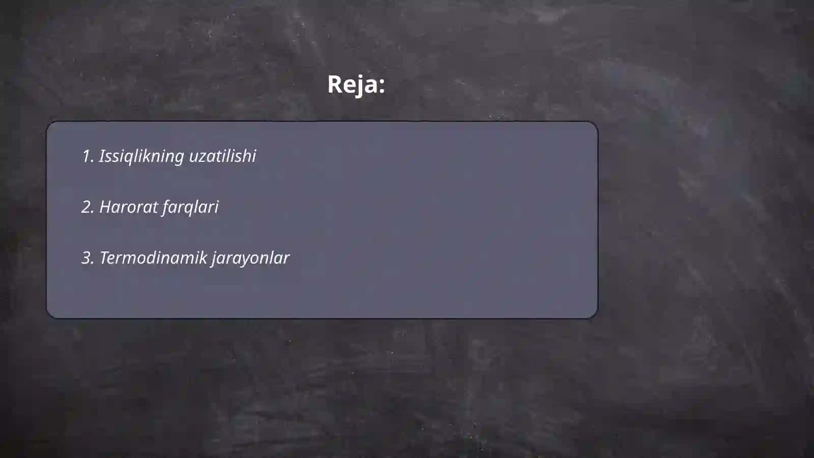 Issiq VA sovuq 2