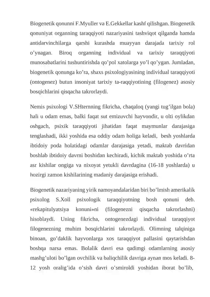 Chеt el psiхоlоgiyasida shaxs nazariyalari 2