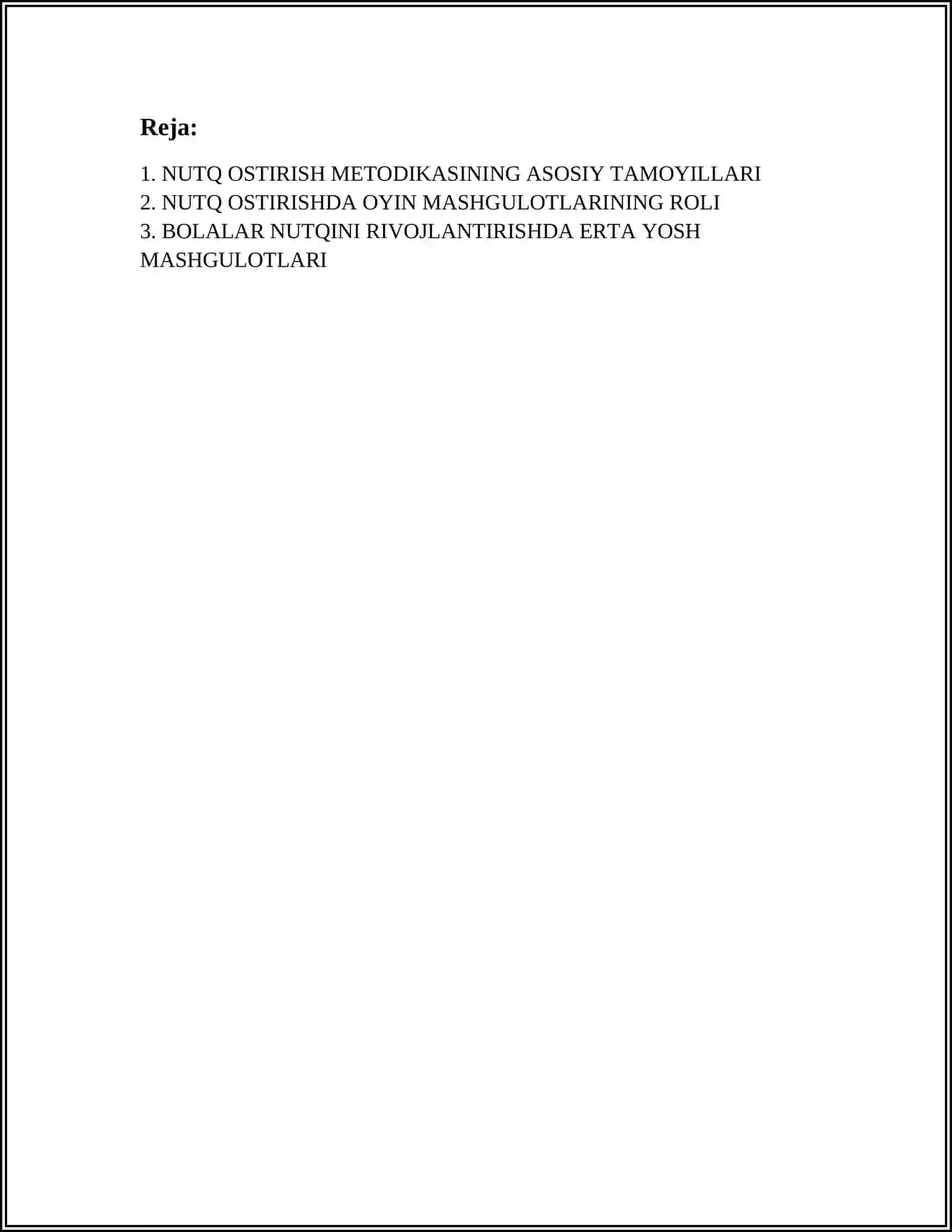 NUTQ O’STIRISH METODIKASI 2
