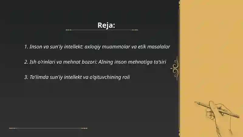 Inson va sun'iy intellekt 2
