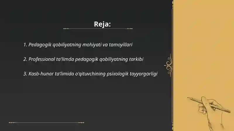 Professional ta'limda pedagogik qobilyat 2