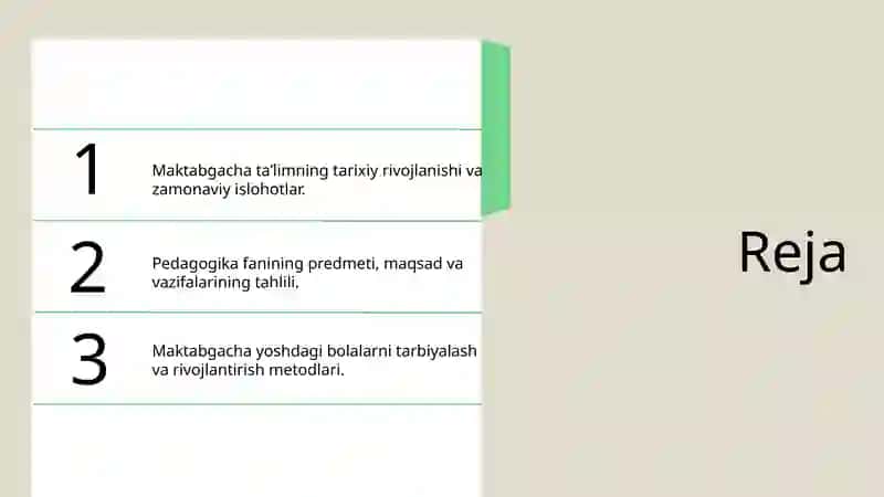 ILK VA MAKTABGACHA YOSHDAGI BOLALAR PEDOGOGIKASI 2