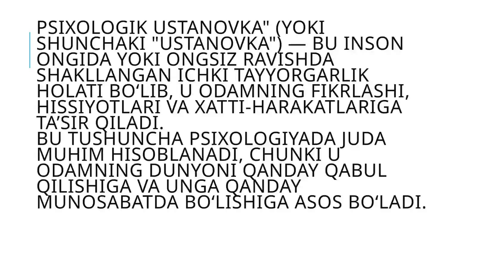 Psixologik ustanovka 2