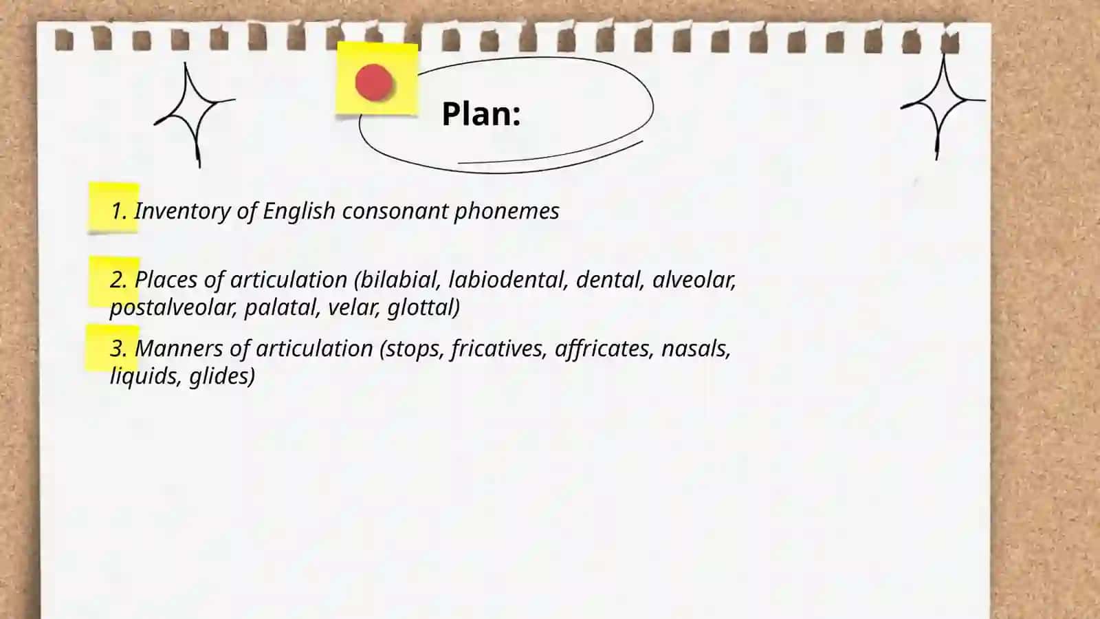Consonant system of English 2