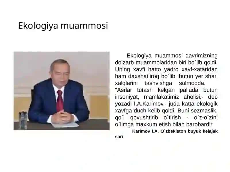 Ekologiya muammosi 2