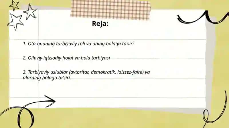Oilaning bola tarbiyasiga tasiri 2