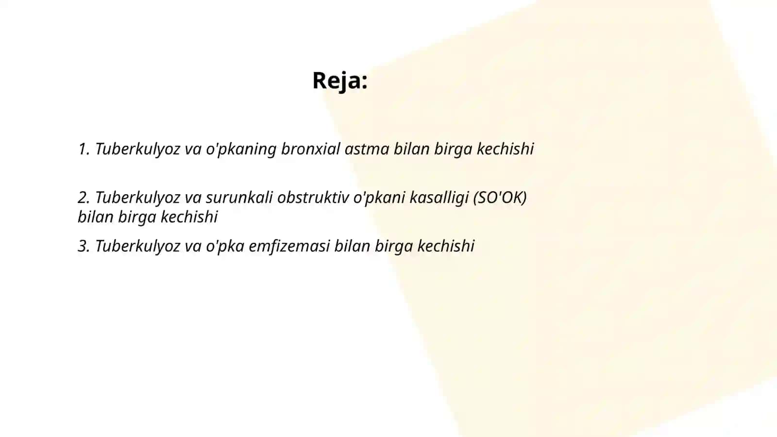 FJSTI Davolash ishi yo'nalishi 4-kurs 17.21-guruh talabasi Abdujalilov Murodil 2