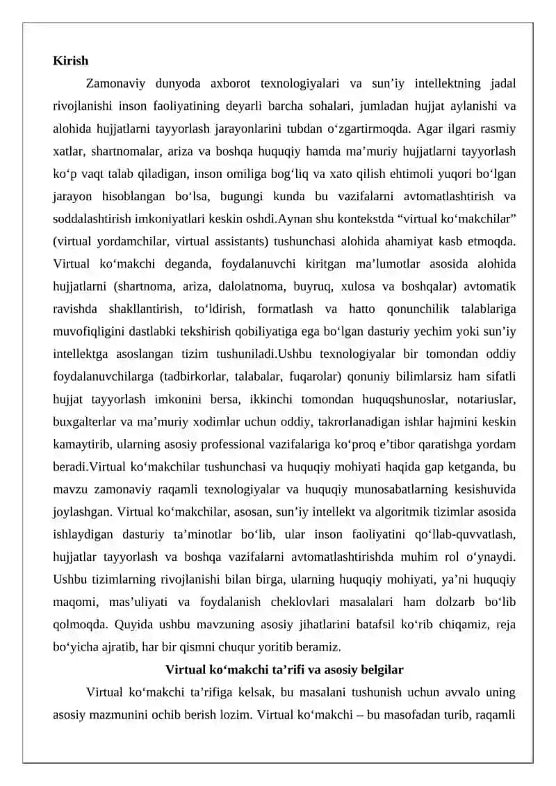 Virtual ko‘makchilar tushunchasi 2