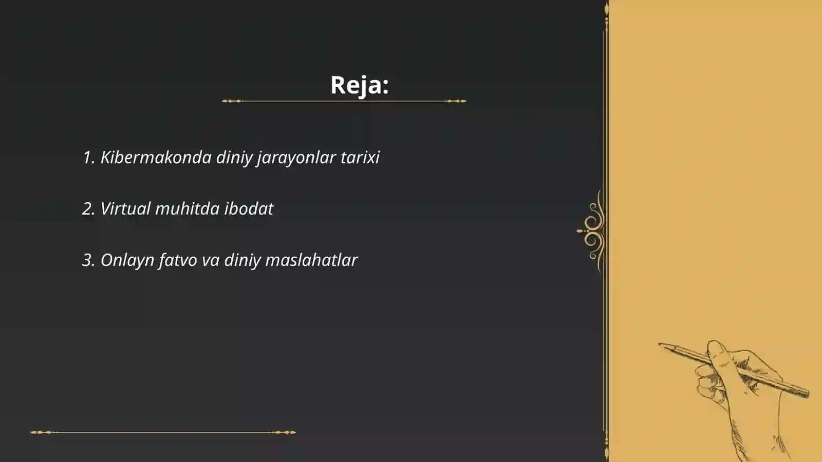 Kibermakonda diniy jarayonlar 2