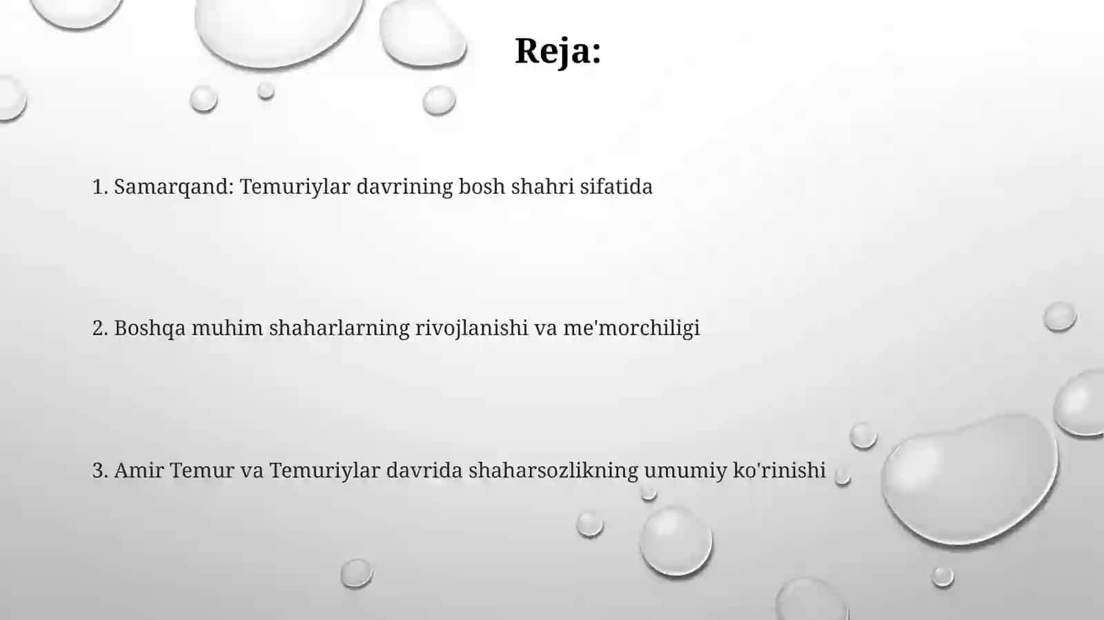 Amir Temur va Temuriylardavridagishaharsozliktaraqiyoti 2