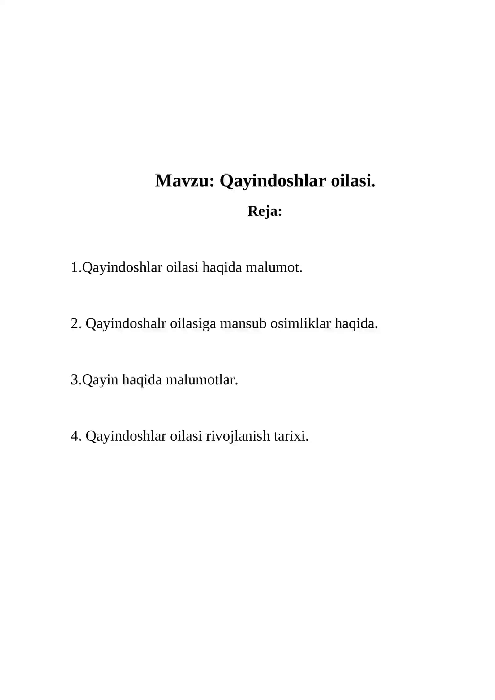 Qayindoshlar oilasi 2