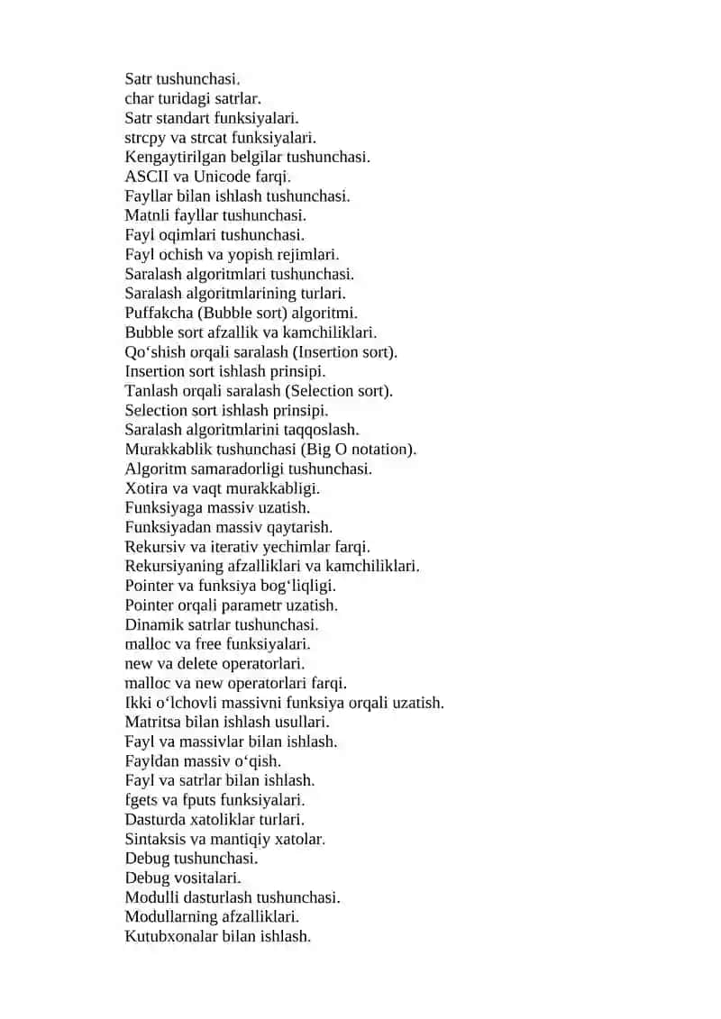 dasturiy injeniring savollari 2