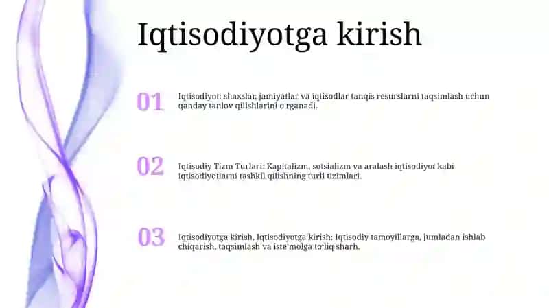 Iqtisodiyotga kirish 2