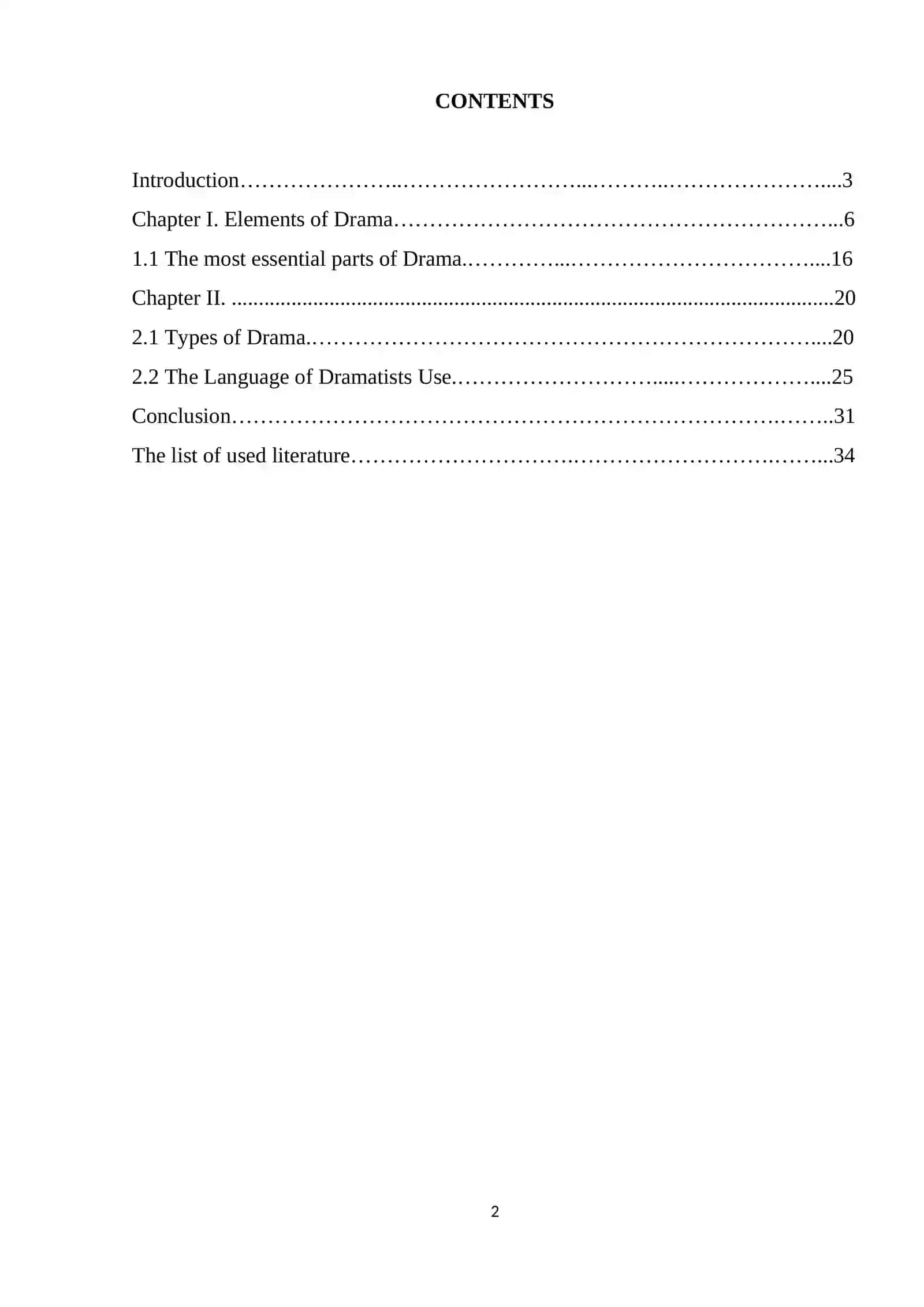 PECULARITIES OF DRAMA 2
