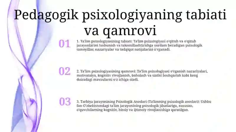 Tarbiya Jarayonining Psixologik Asoslari 2