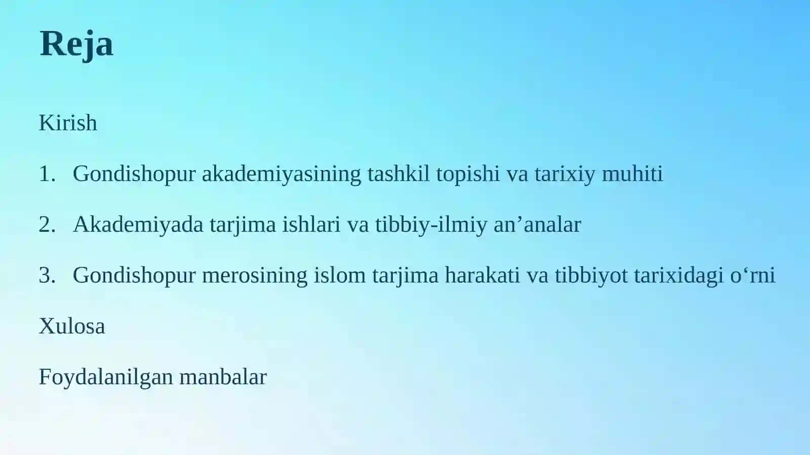 GONDISHOPUR AKADEMIYASI – O‘RTA ASRLARNING ILK TARJIMA VA TIBBIYOT MARKAZI 2
