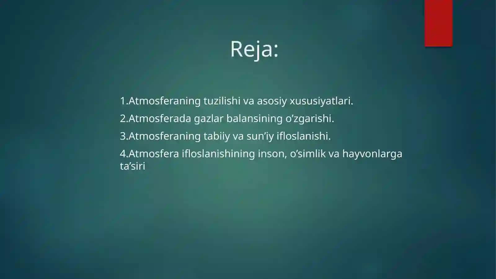 Atmosfera havosining fizik xossalari 2