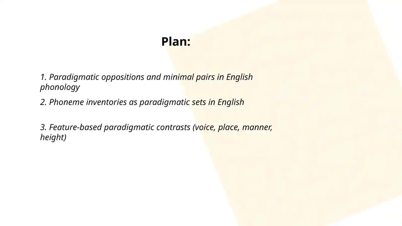 Paradigmatic and Syntagmatic Relations in English Phonology 2