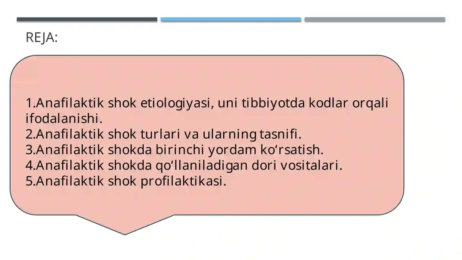Anafilaktik shok va uni davolash 2