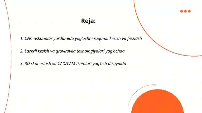 Yogʻoch va yogʻoch materiallarga ishlov berishning zamonaviy usullari 2