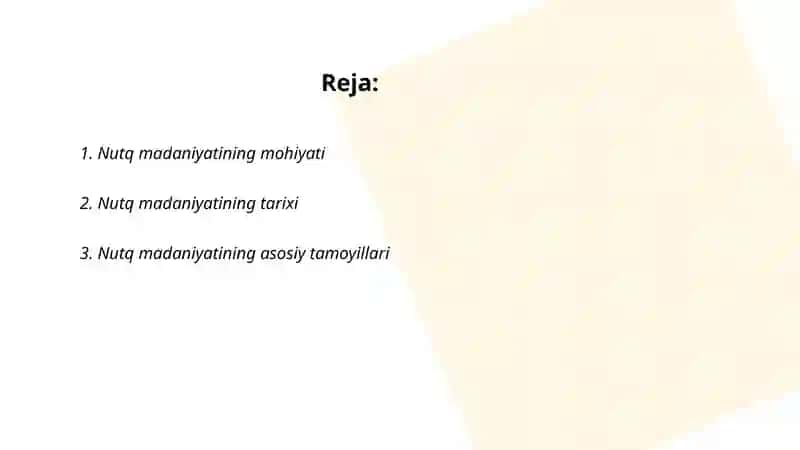 Nutq madaniyati va uning ijtimoiy òrni 2