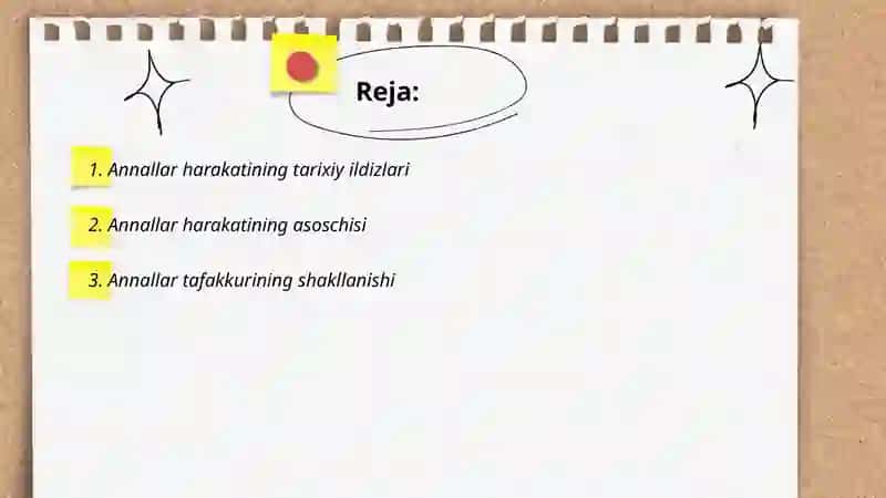 Annallar harakatining tarixiy ildizlari 2