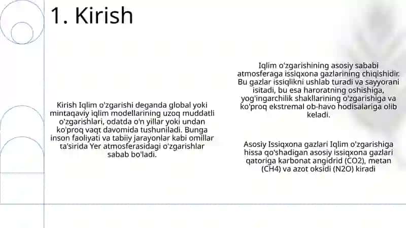 Iqlim O'Zgarishining Asosiy Sabablari 2
