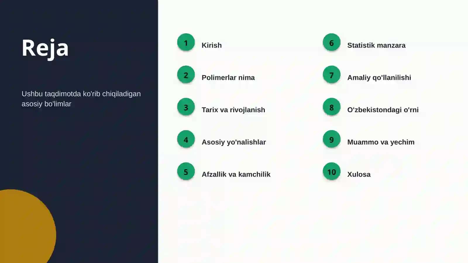 Polimerlar Tahlili va Baholanishi 2