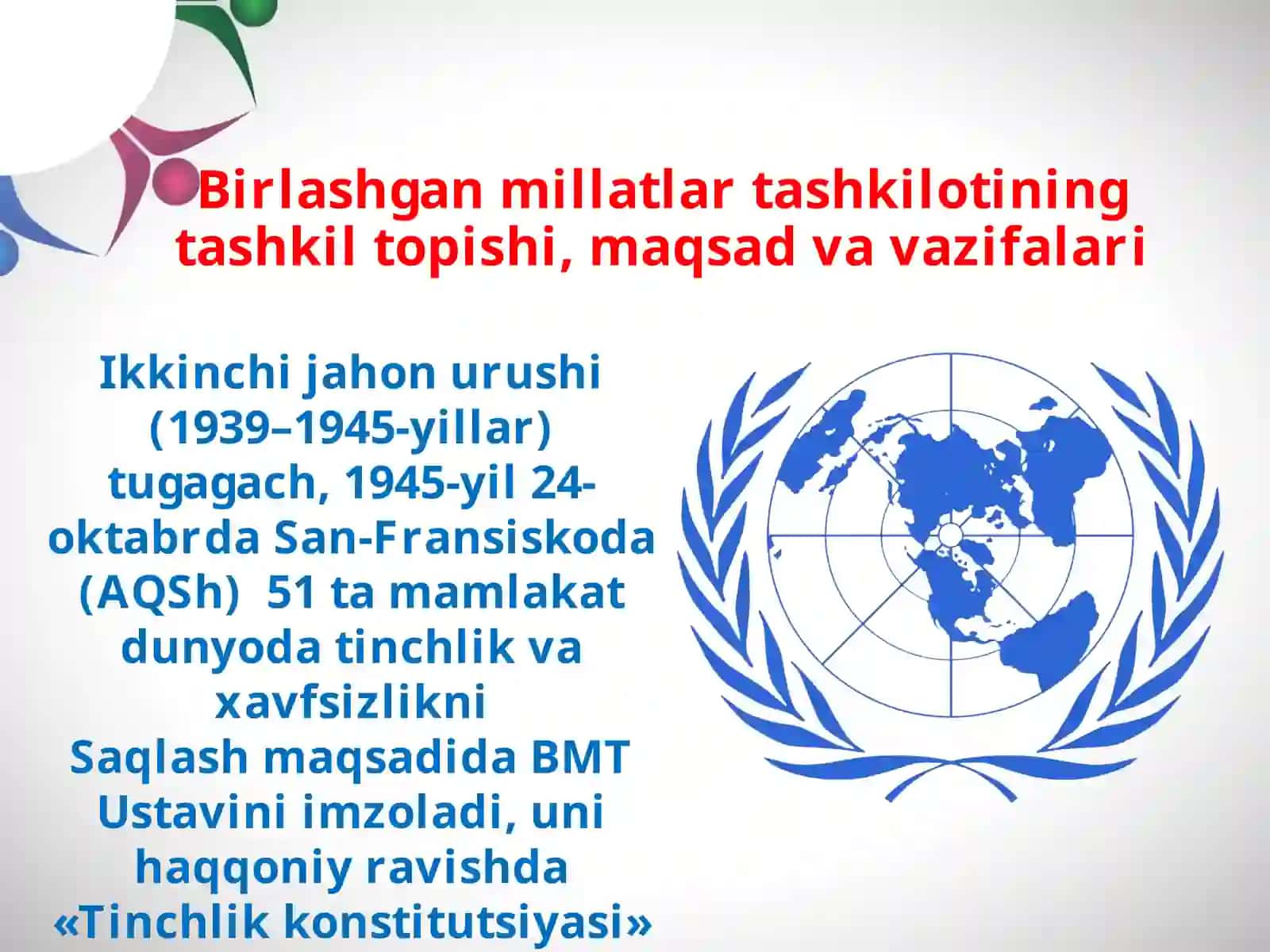 BMT NING TASHKIL TOPISHI VA UNING FAOLIYATI 2