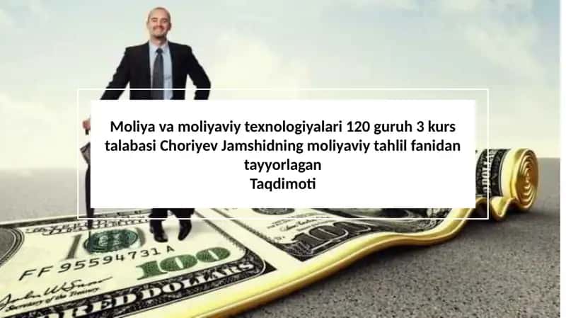 Moliyaviy holat tahlili 2