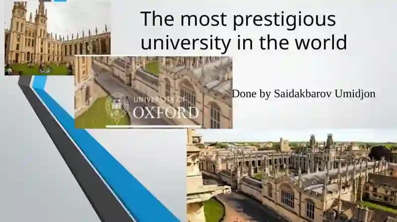 The most prestigious university in the world 2