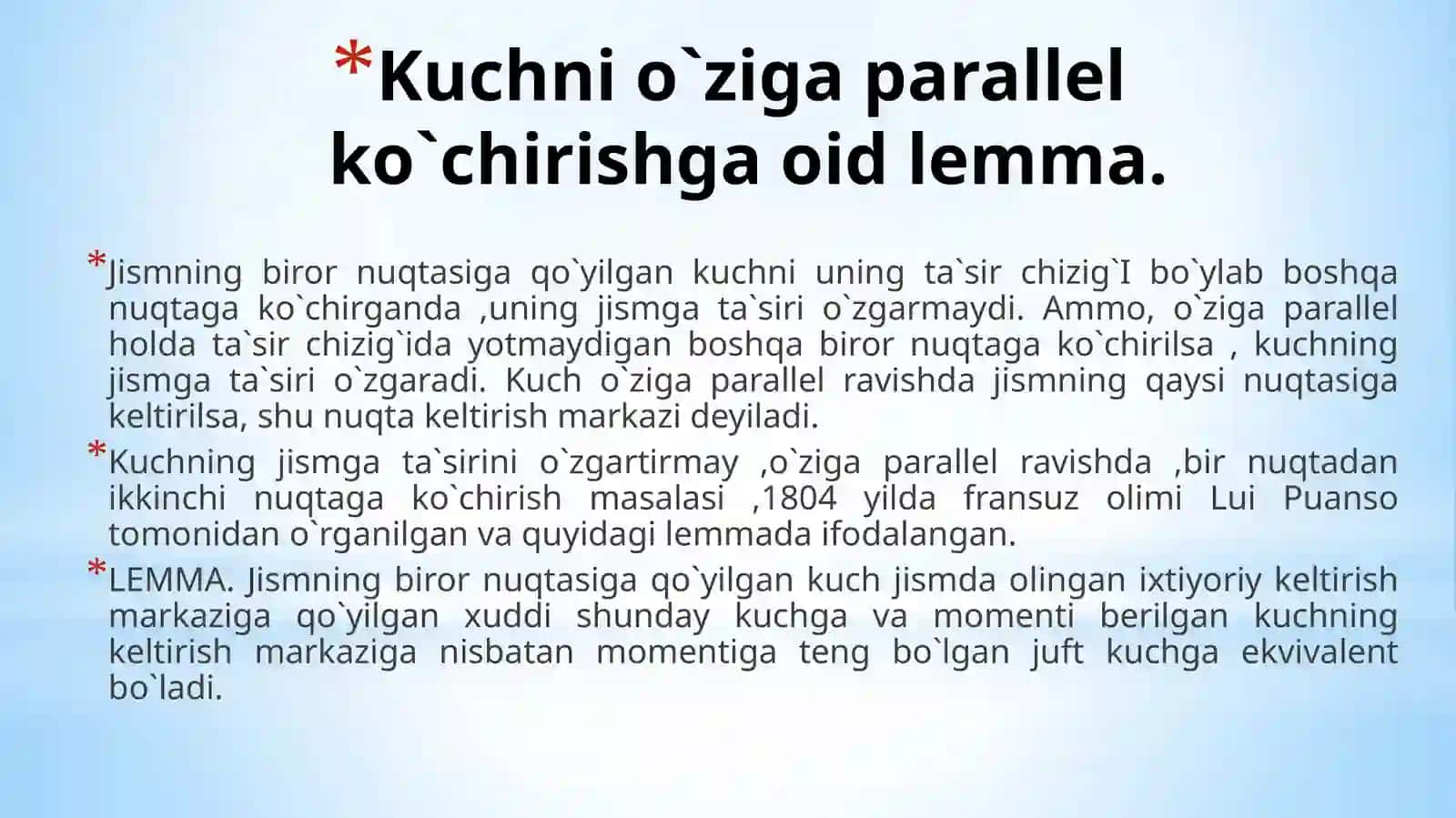 Tekislikdagikuchlarsistemasi 2