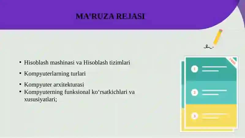 Kompyuterlarning turlari 2