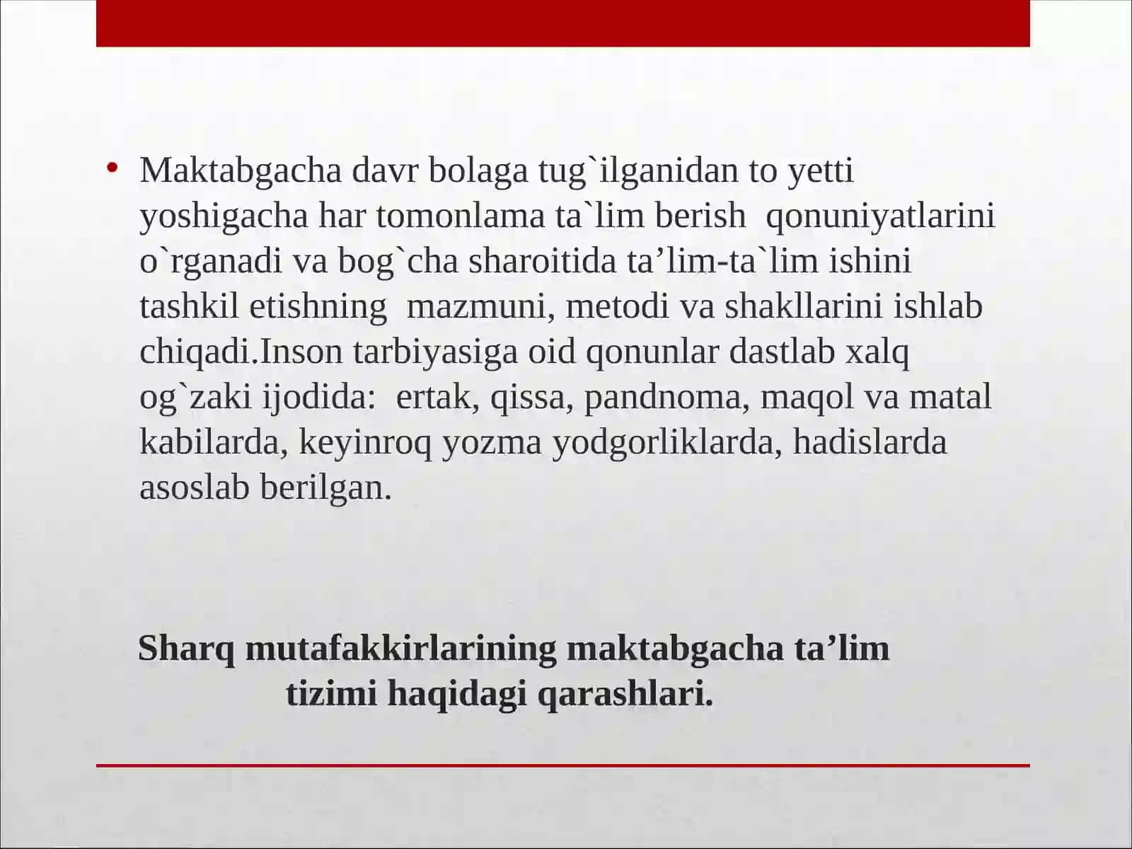Ijtimoiy pedagogika rivojlanishining madaniy-tarixiy asoslari 2