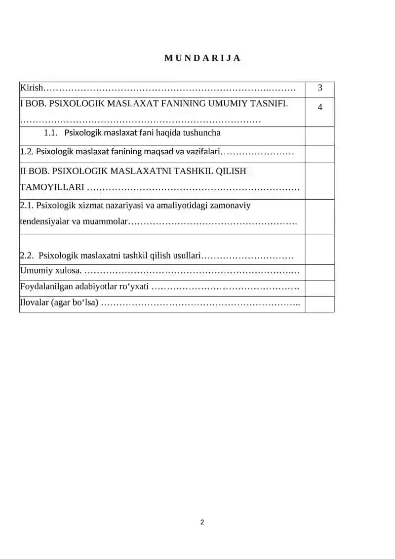 Psixologik maslahat 2