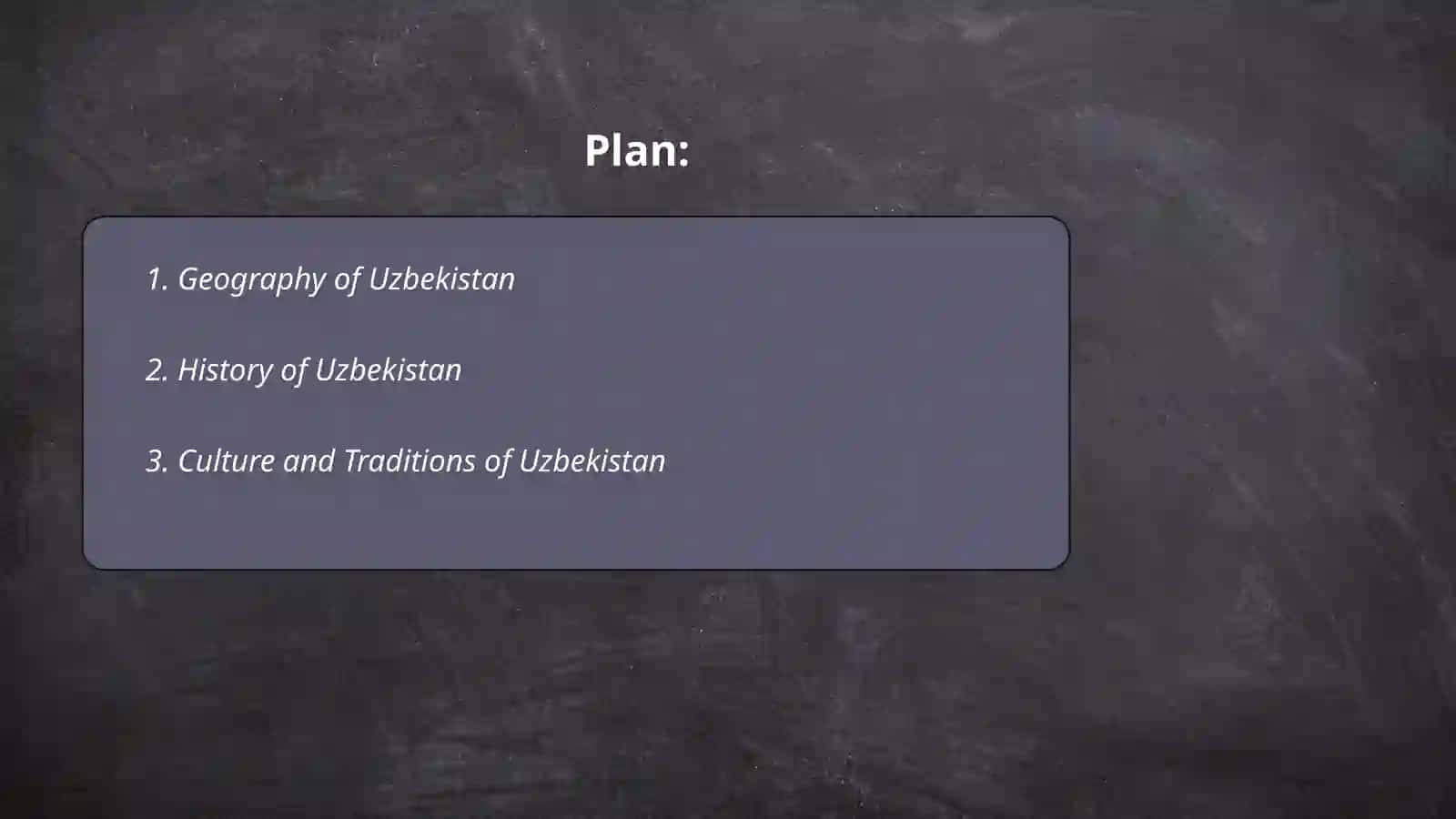 Geography of Uzbekistan 2